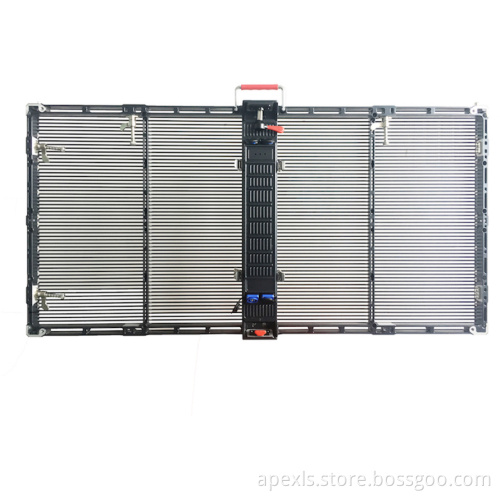 Fixed installation transparent led display